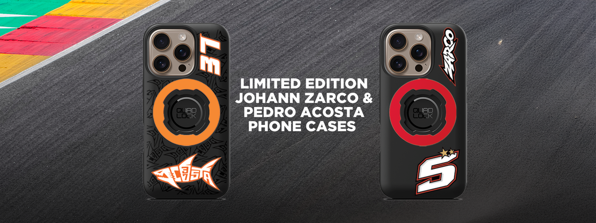 Quad Lock teams up with MotoGP™ riders Johann Zarco and Pedro