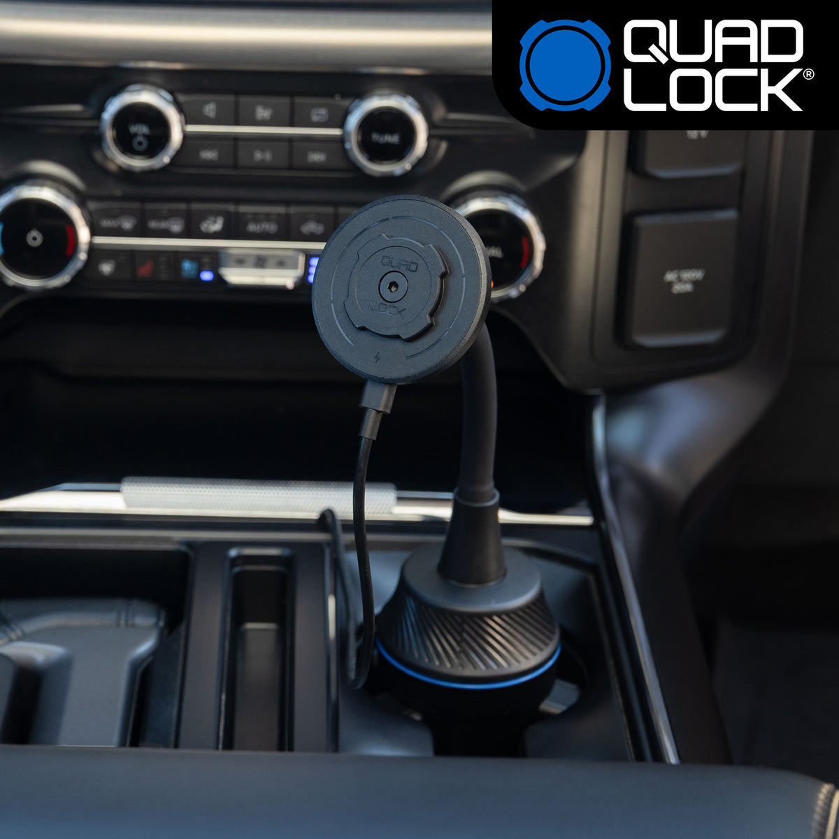 Universal Car Cup Holder Phone Mount - Adjustable For 4.7 To 6.7 Inch Phones - Easy Clip-On Installation