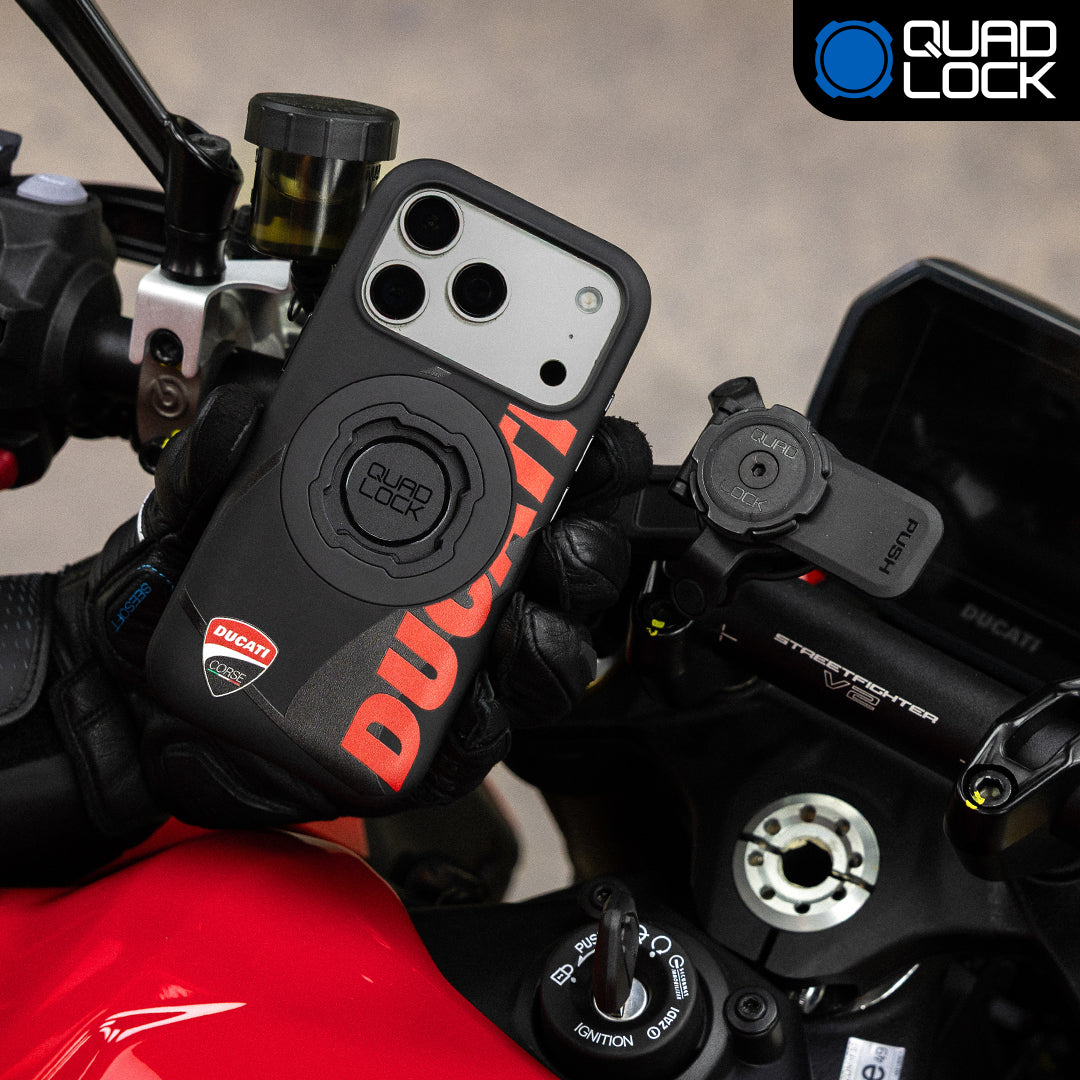 Motorcycle Kits - Ducati Corse Edition - Quad Lock® USA - Official