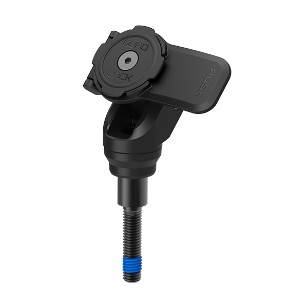 Quad lock handlebar mount for motorcycle shop