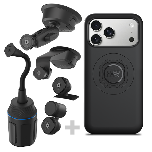QUAD LOCK 製品セット(iPhone15pro向け) iPhone 15 Plus スマホケース MAG対応｜クアッドロック