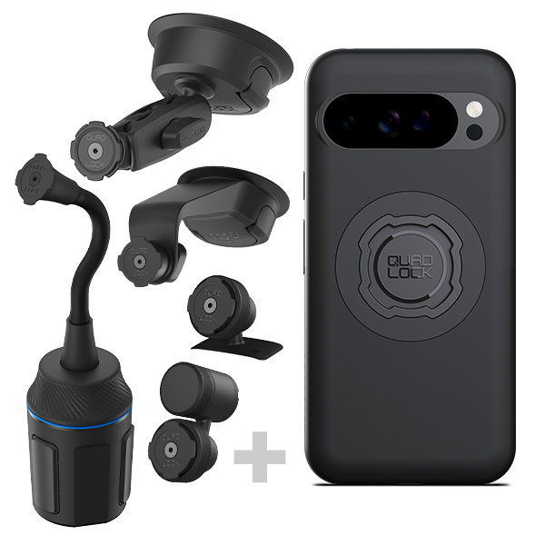 QUAD LOCK (ブラック) Motorcycle - Fork Stem Mounts - Quad Lock® USA - Official Store