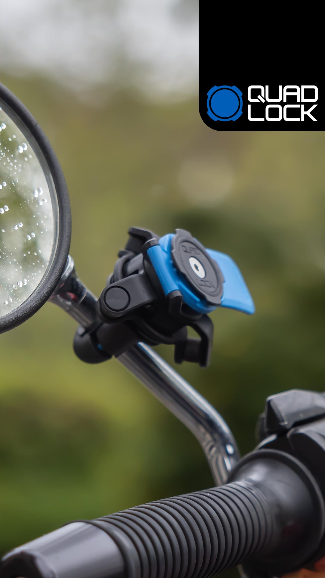 Quad Lock Motorcycle / Scooter Mirror Mount (Mount Only)