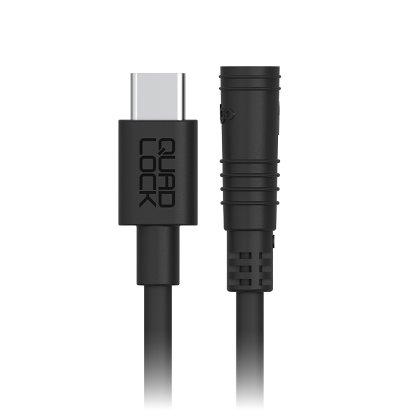 アクセサリー QUADLOCK USB Weatherproof Charger USB Waterproof Wireless Charging Head - USB-C Power Cable - Quad