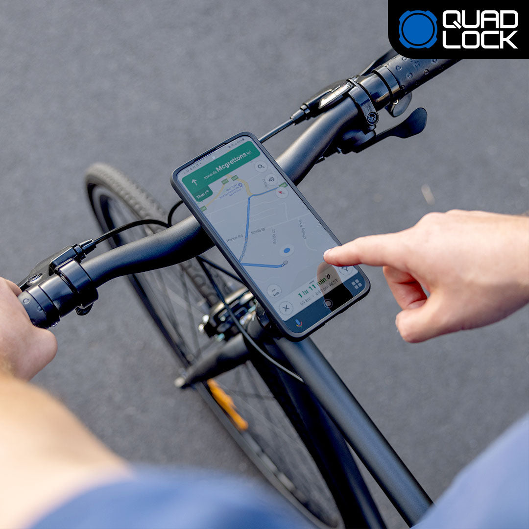 Galaxy Bike Handlebar/Stem Phone Mount Kit By Quad Lock