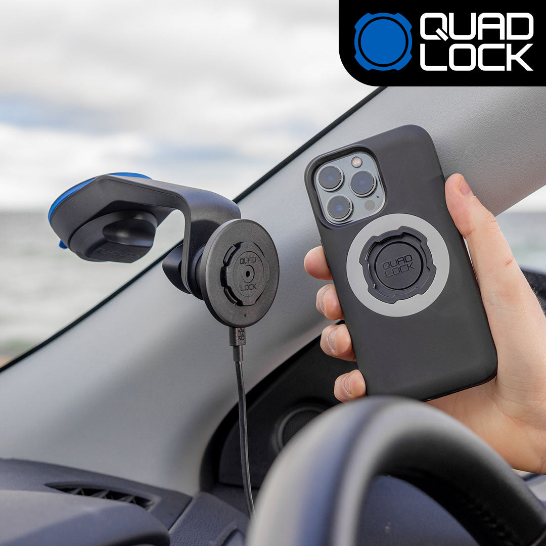 Quad Lock Parabrisas del coche / Tablero de instrumentos Smartphone Holder  - mejores precios ▷ FC-Moto