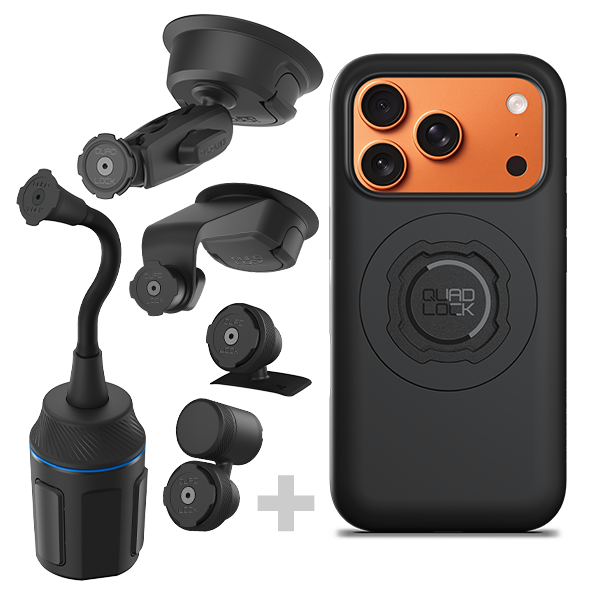 QUAD LOCK 製品セット(iPhone15pro向け) Car Kits - iPhone - Quad Lock® USA - Official Store