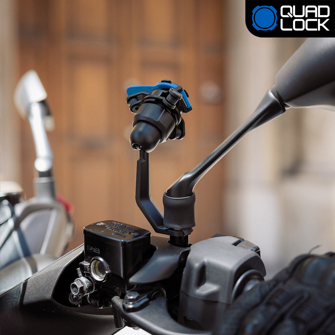 Scooter/Motorcycle - Mirror Stem Mount - Quad Lock® USA - Official Store