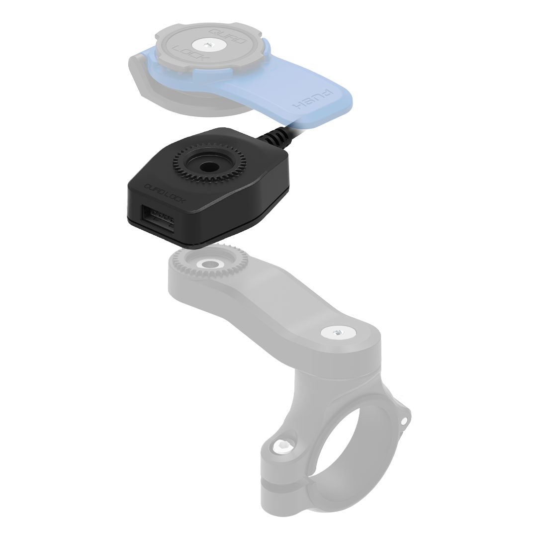 QUADLOCK クアッドロック USBチャージャー 他 Motorcycle - Waterproof 12V To USB Smart Adaptor - Quad Lock